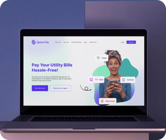 Spacepay — portfolio mockup